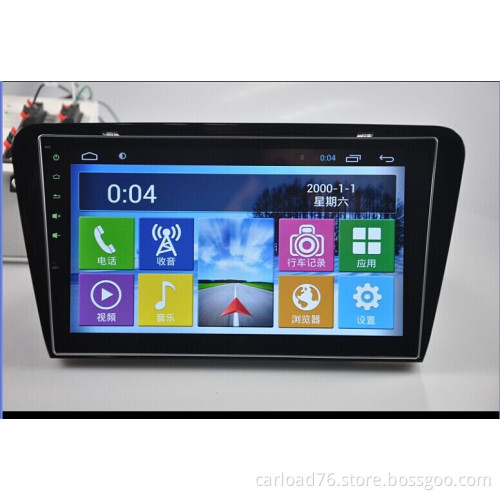 10.2in Pure Android 4.2.2 One DIN Car DVD Player for Skoda Octavia 2014